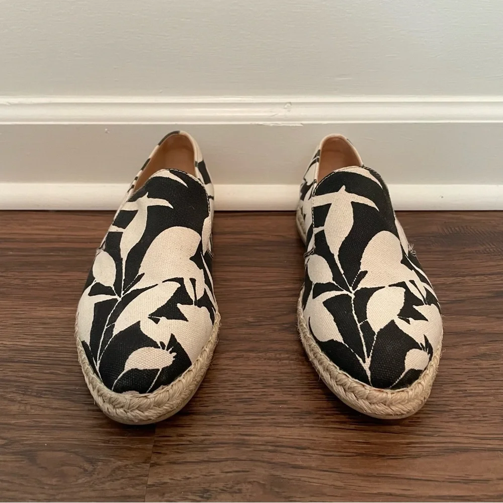 M. Gemi Agio Floral Tropical Print Espadrilles Sz 37.5